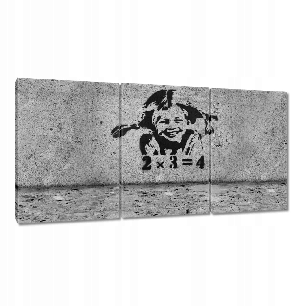 

Obrazy 120x60 Banksy Dziewczynka Piegi