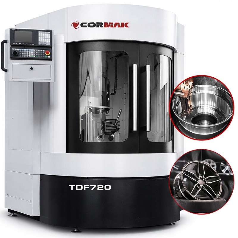 TOKARKA CNC DO RENOWACJI FELG ALUMINIOWYCH ALUFELG CORMAK DO max 28 CALI