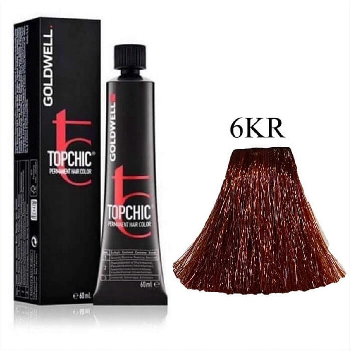 Goldwell, TopChic, Trvalá barva na vlasy, 6KR Granátové jablko, 60 ml