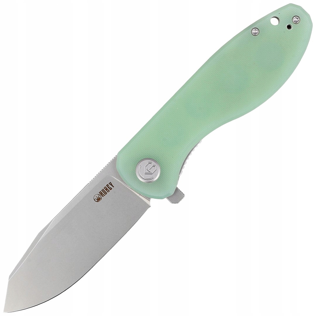 Nůž Kubey Knife Master Chief Jade G10, Bead Blast