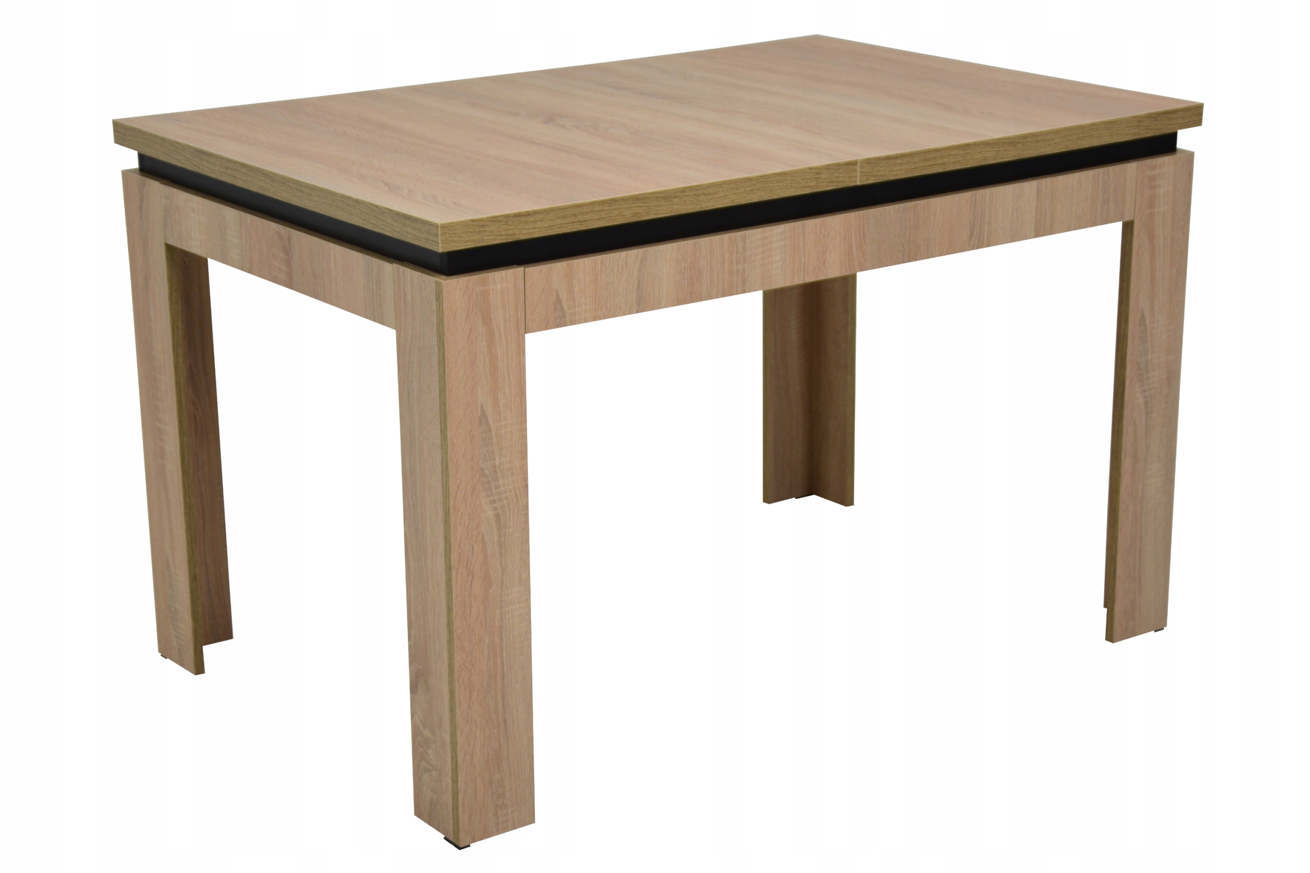 Stół 80x120/160 rozkładany sonoma 6x krzesła welur Kolor blatu dąb sonoma
