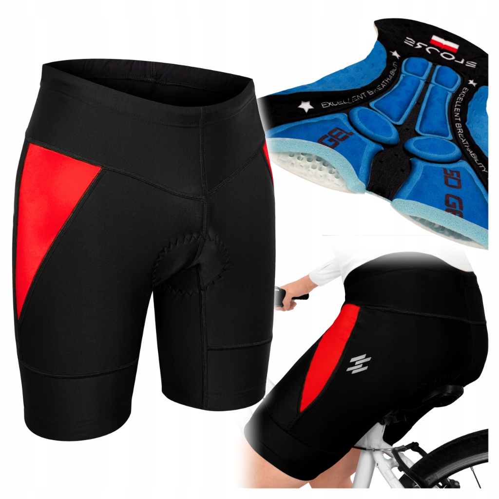 Kraťasy L 40 Pánské s gelovou vložkou Šortky na kolo