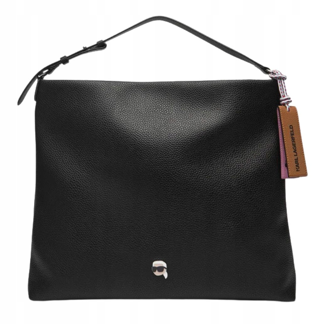 Karl Lagerfeld Černá dámská shopperka Ikon Pebble Hobo
