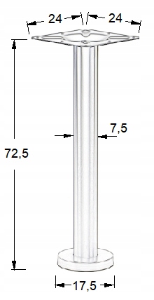 72 SH-3018-2 высота изделия 72.5 cm