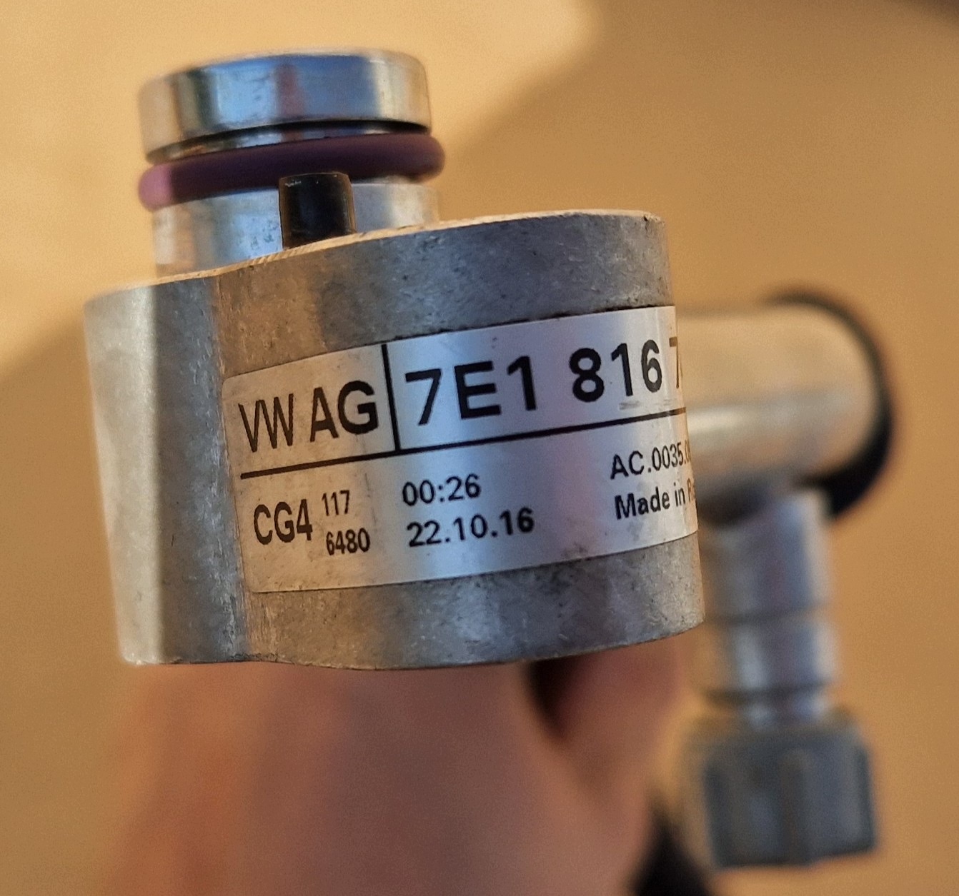 canalisation déshumidificateur d'air conditionné 7E1816743A VW comme neuf original
