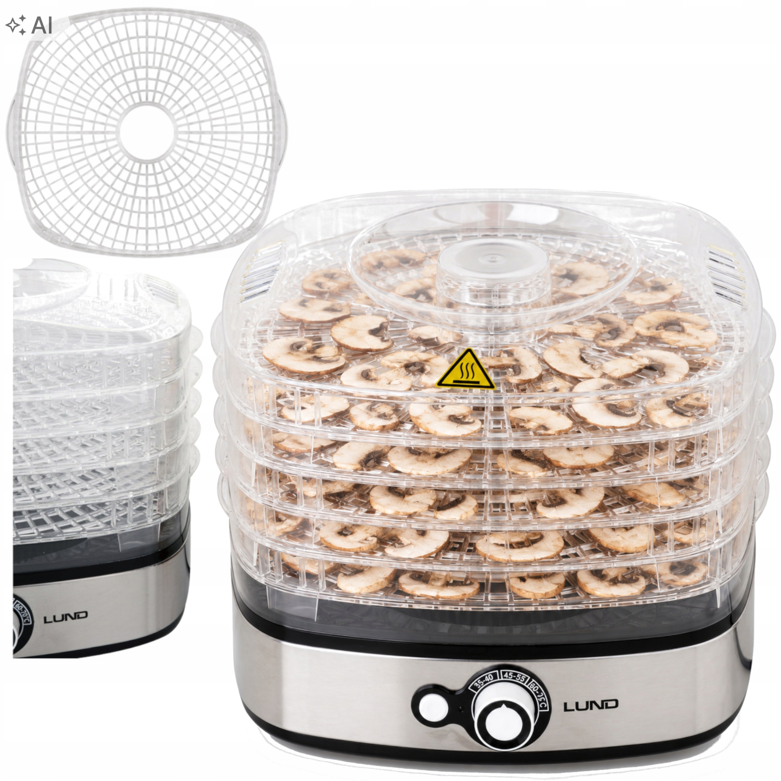 Suszarka spożywcza I Suszarka 5 Sit Poziomów 350W Bpa Free 600 W