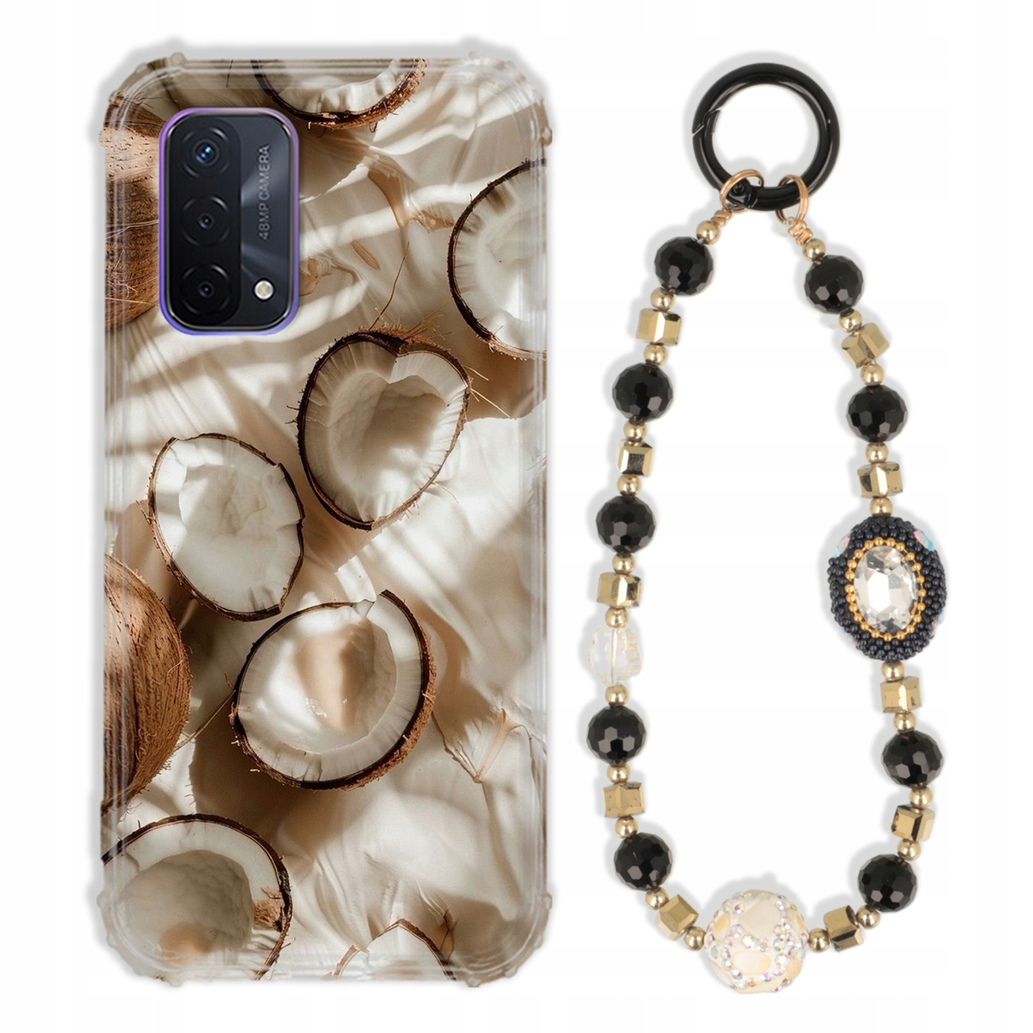 Pouzdro Pro Oppo A93 5G Case Antishock Zirkony Černo Zlaté|odolné|pevné