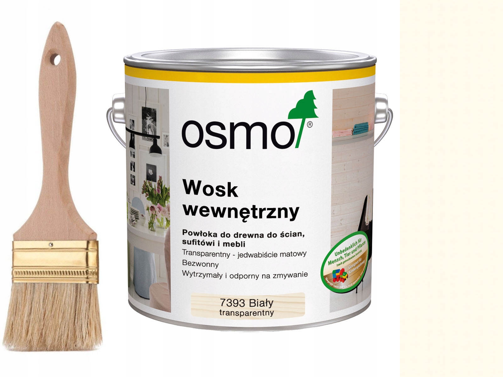 Osmo Interiérový Vosk Bílá Krytost 7394 2,5 l