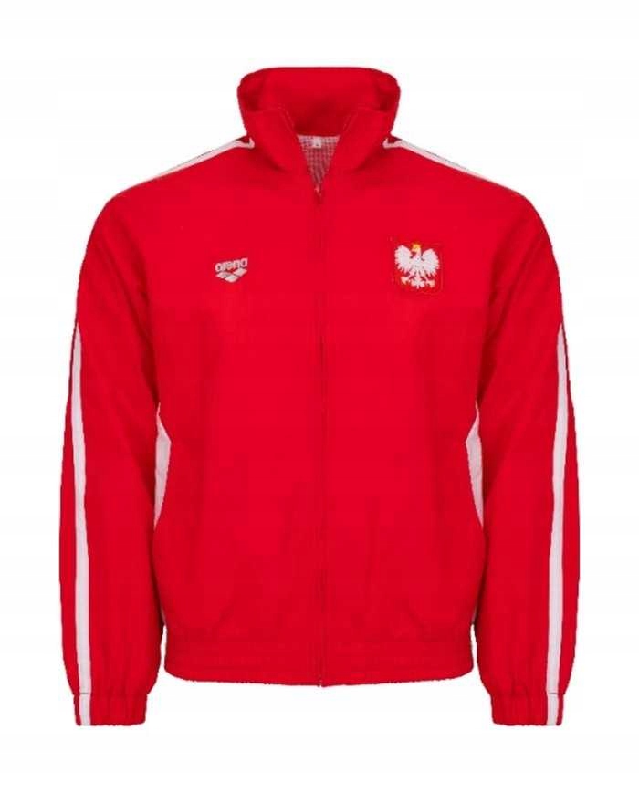 Mikina Arena Prival Ftk Full Zip Red/white XXL