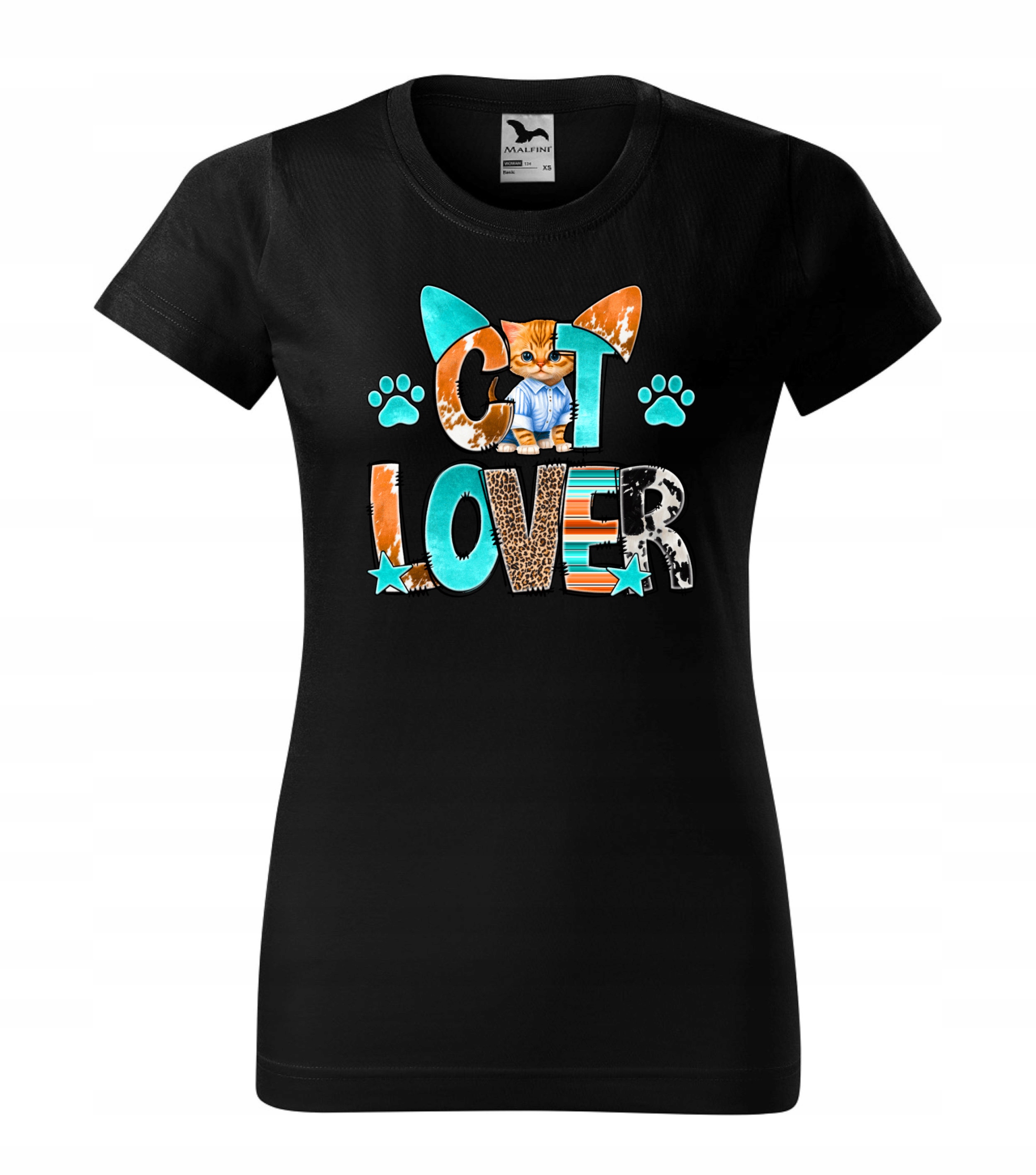 

Koszulka Damska Z Kotem Tshirt Kot L
