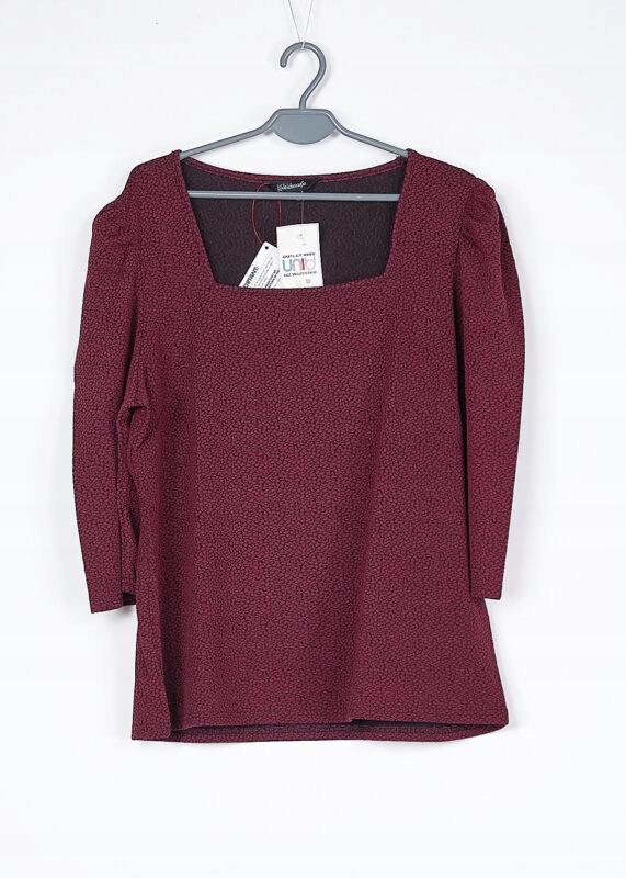 

Bluzka Damska Bordowa W Wzory Kaleidoscope R. 48