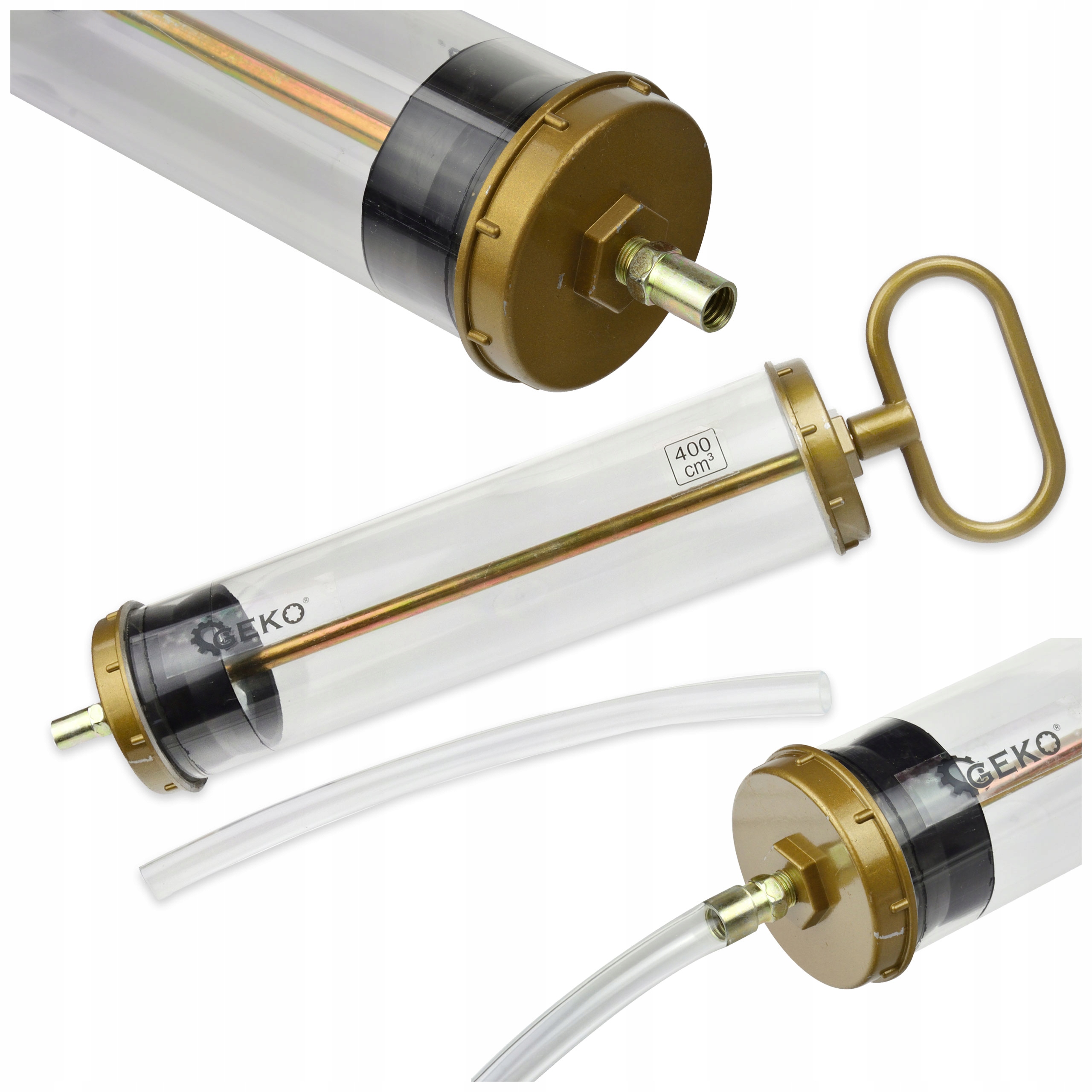 Geko всасывающий масляный шприц 400 мл G01152