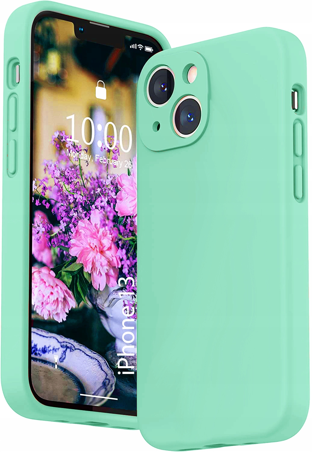

Etui Case Miętowy Liquid Silicon iPhone 13