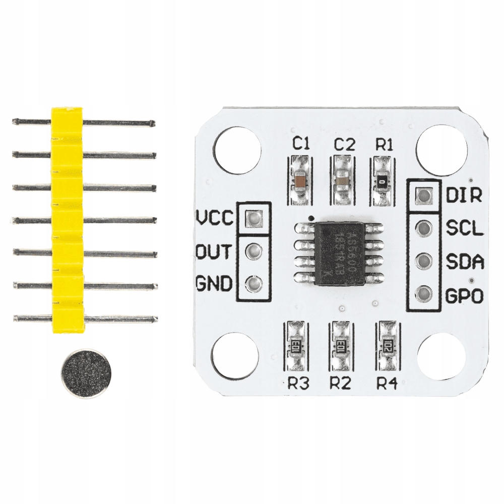 MSALAMON Enkoder magnetyczny AS5600 12-bit magnetometr
