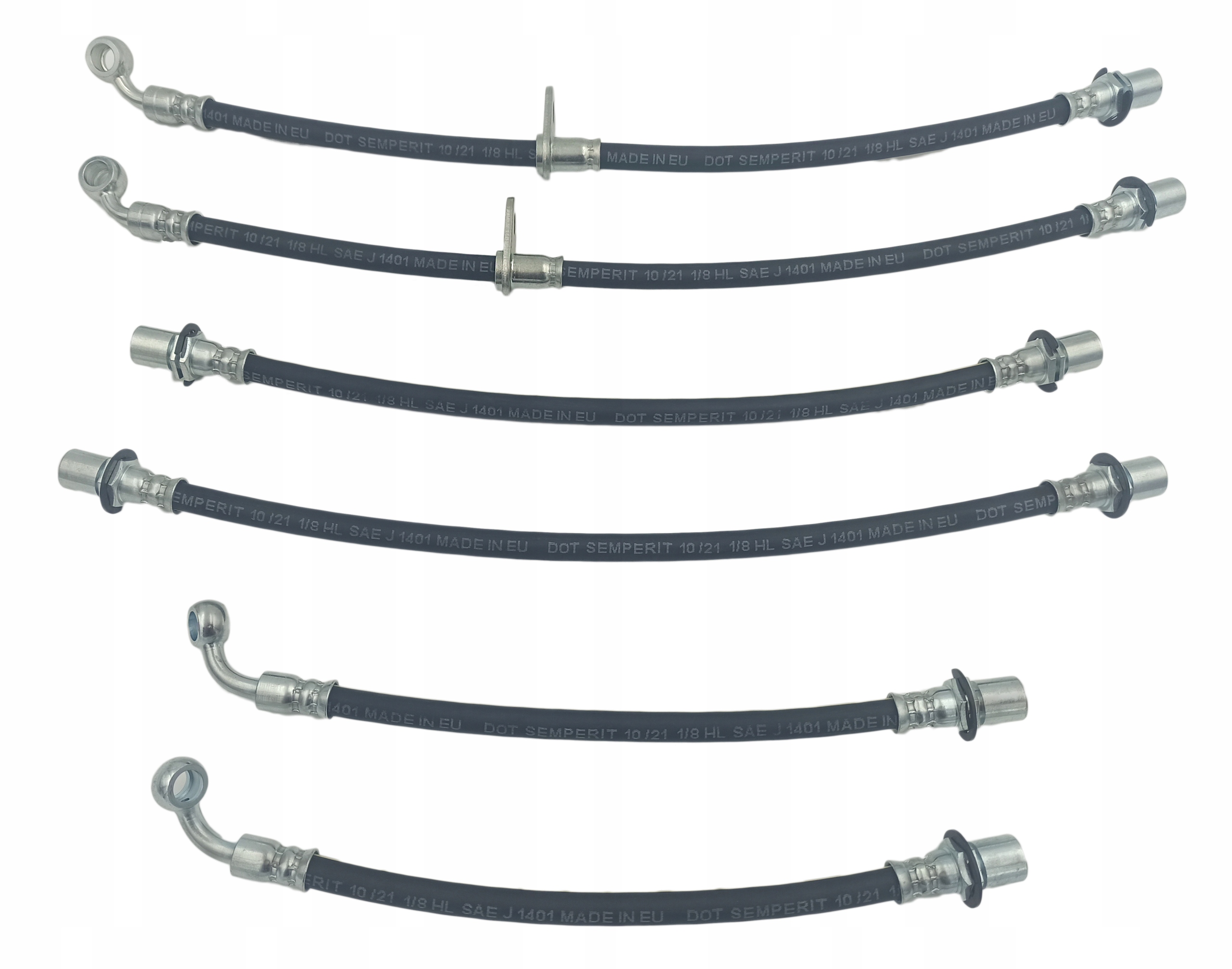 Zestaw przewodów hamulcowych elastycznych Toyota Land Cruiser 100 ZPEG