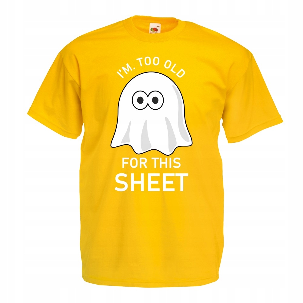 

Koszulka to old halloween S żółta