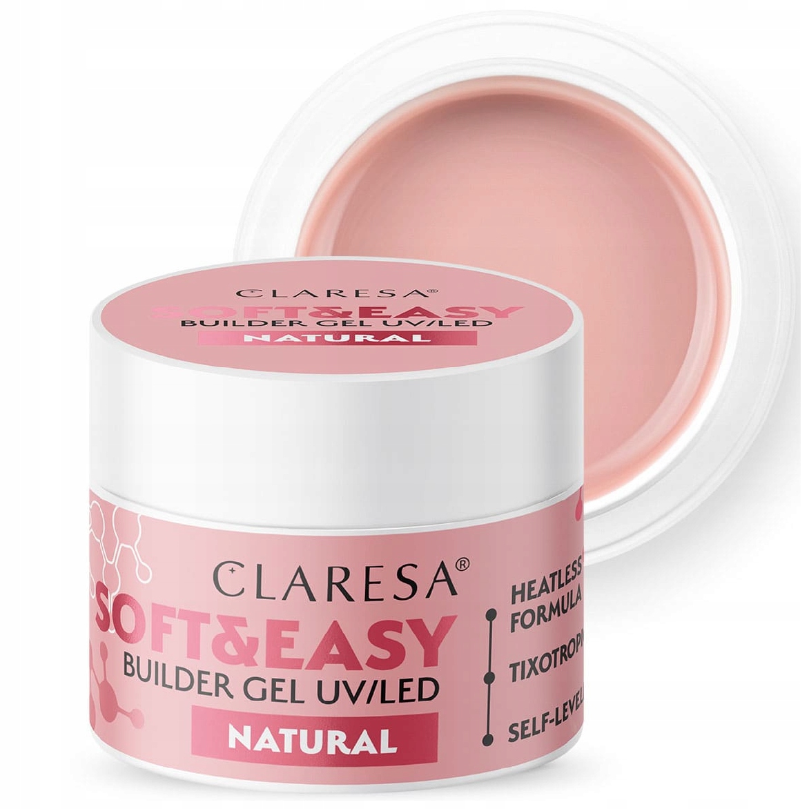 

Żel budujący Claresa Soft&Easy Builder Natural