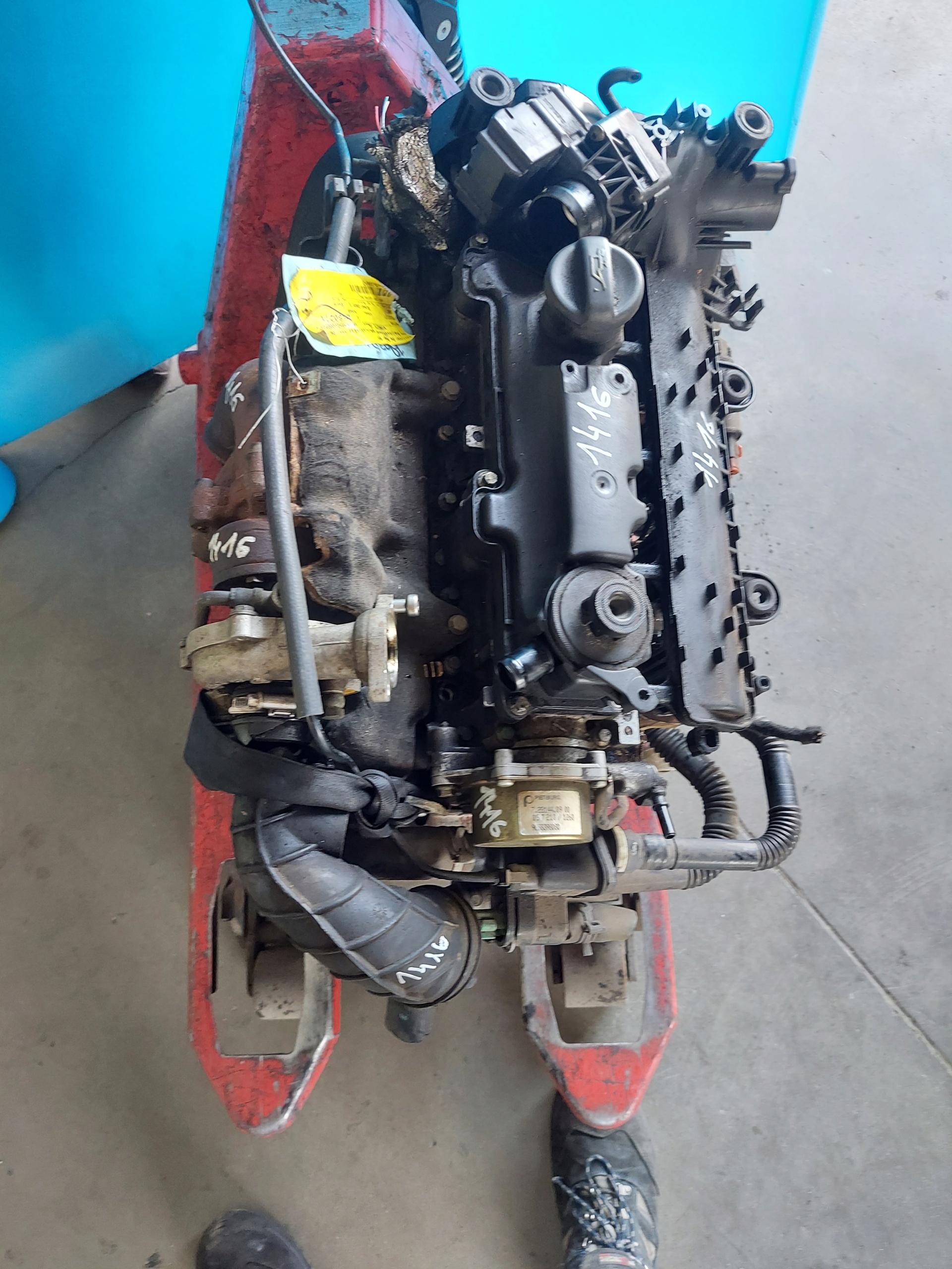 engine PEUGEOT 1007 1.4 HDI 8HZ 132.134 KM