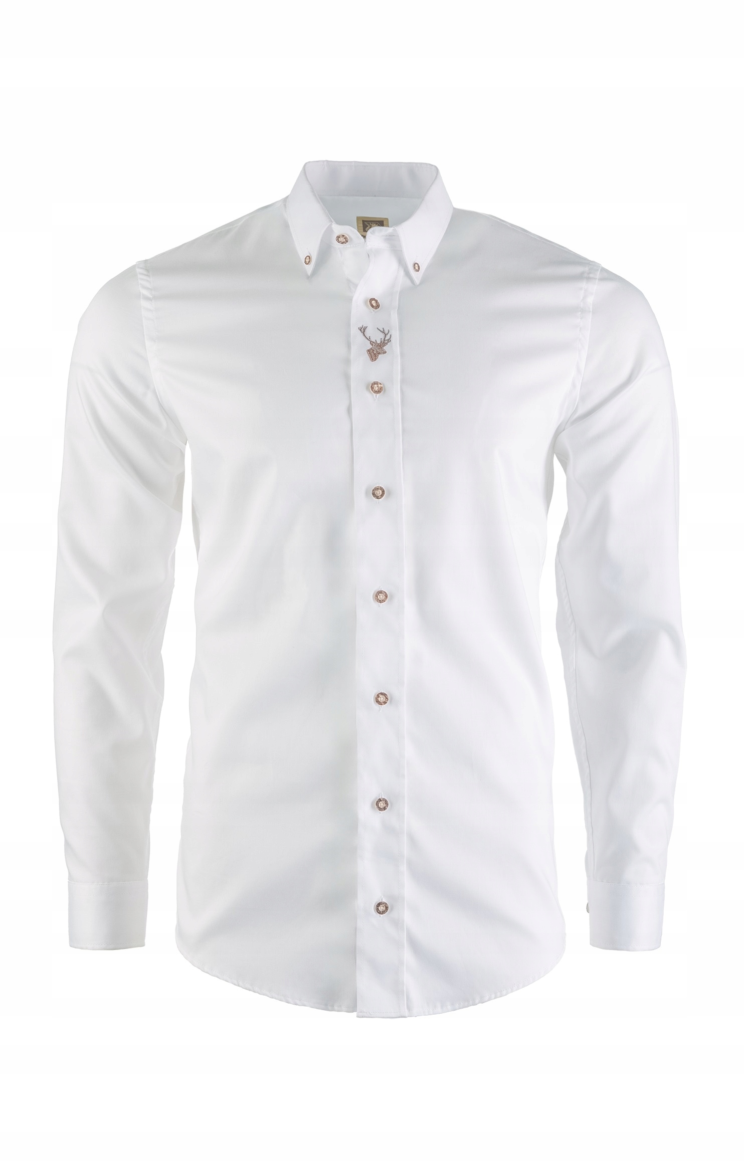 B Koszula męska myśliwska biała Tagart Rut L 41/42 długi rękaw Koziołek