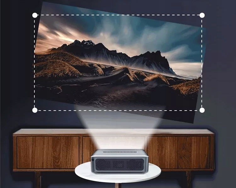 Projektor Rzutnik LED Full HD 4K 12000lm WiFi Android Torba WIFI HDMI USB Żywotność lampy w trybie ekonomicznym 30000 h