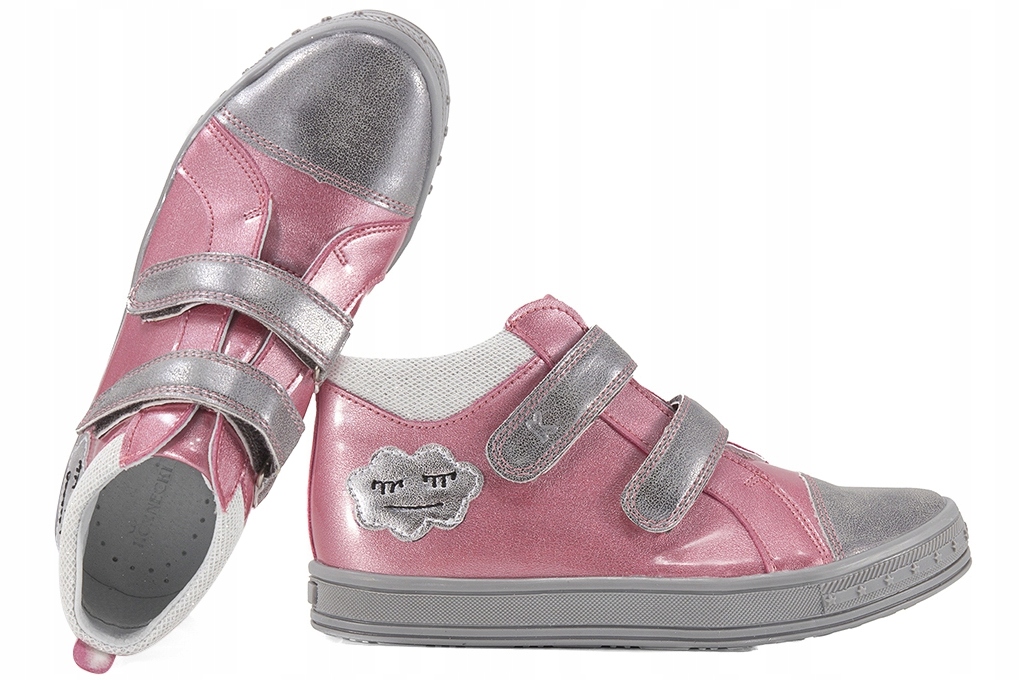 KORNECKI 6803 TRZEWIKI DZIEWCZĘCE PÓŁBUTY róż 28