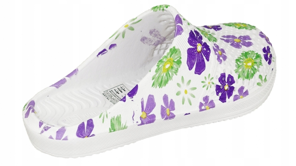 KLAPKI DAMSKIE PLAŻOWE BASENOWE LACZKI PIANKOWE Materiał wkładki inny