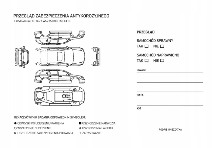 KIA КНИЖКА СЕРВИСНАЯ PRZEGLADOW РЕМОНТА PREMIUM фото 6