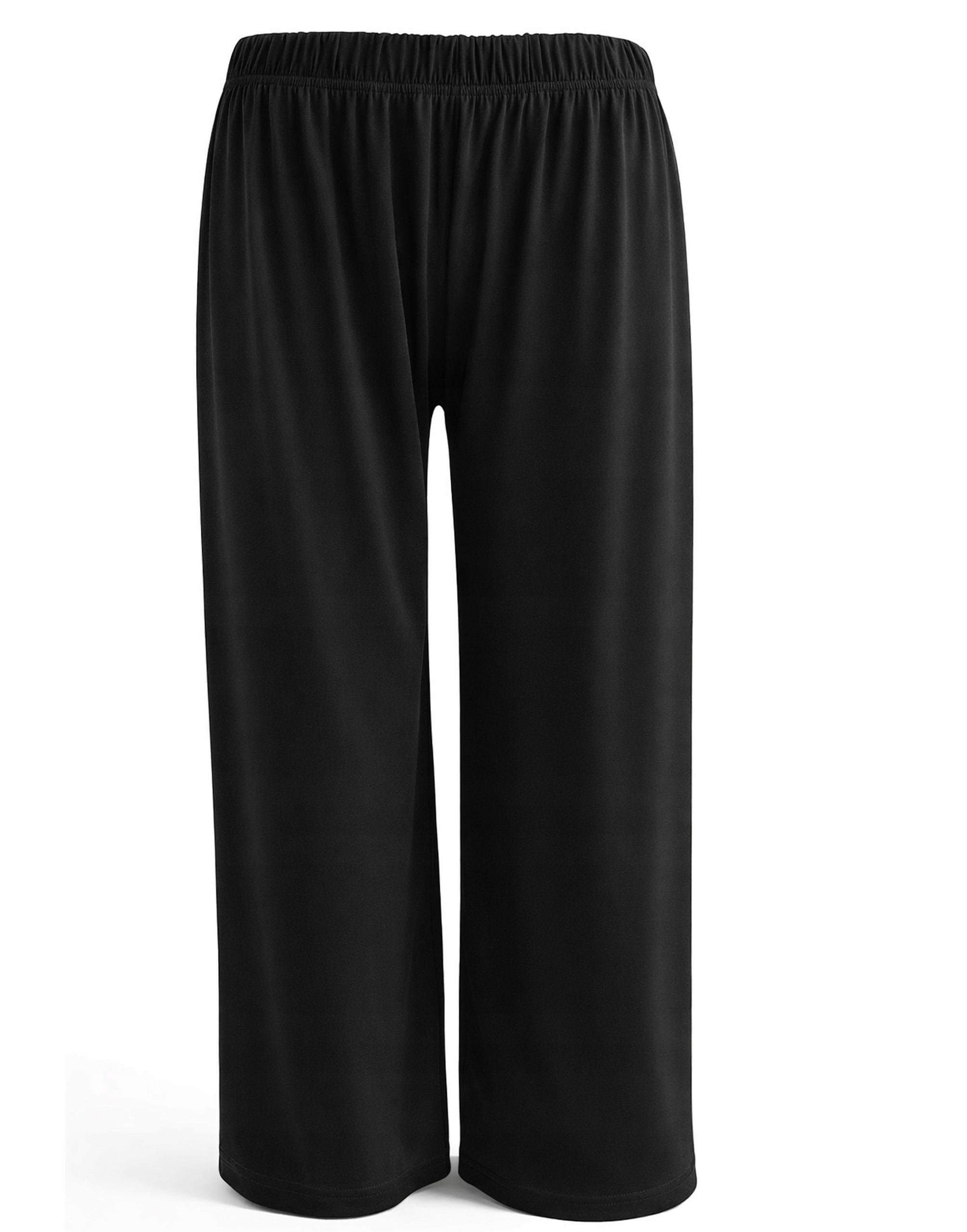 Spodnie oxford, czarne, Plus size , biodra 130cm, 2XL 50/52/54