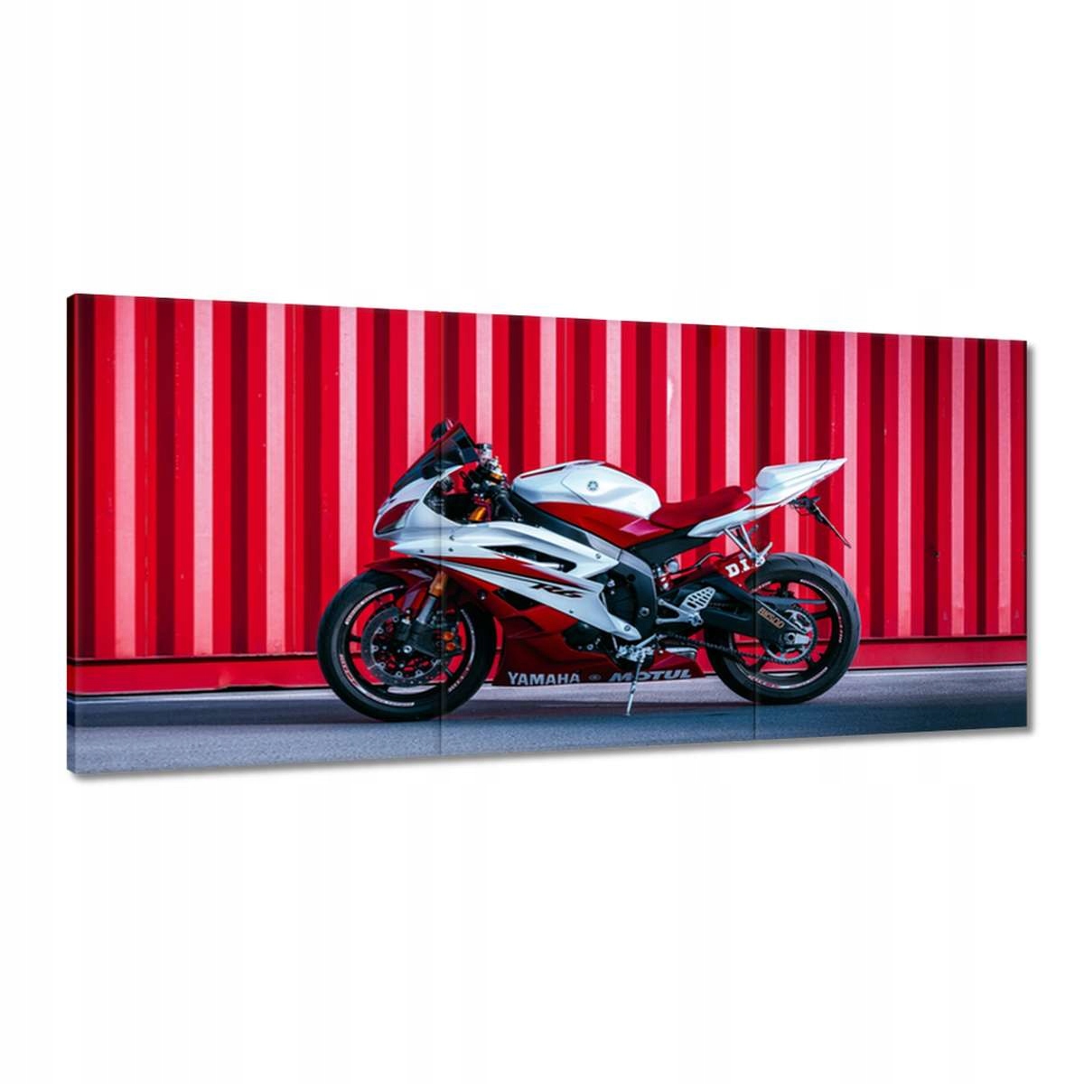 Obrazy 210x100 Bieločervená Yamaha