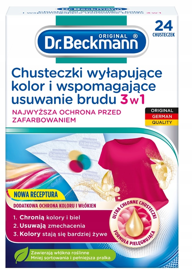 

Dr.Beckmann chusteczki wyłapujące kolor 24szt