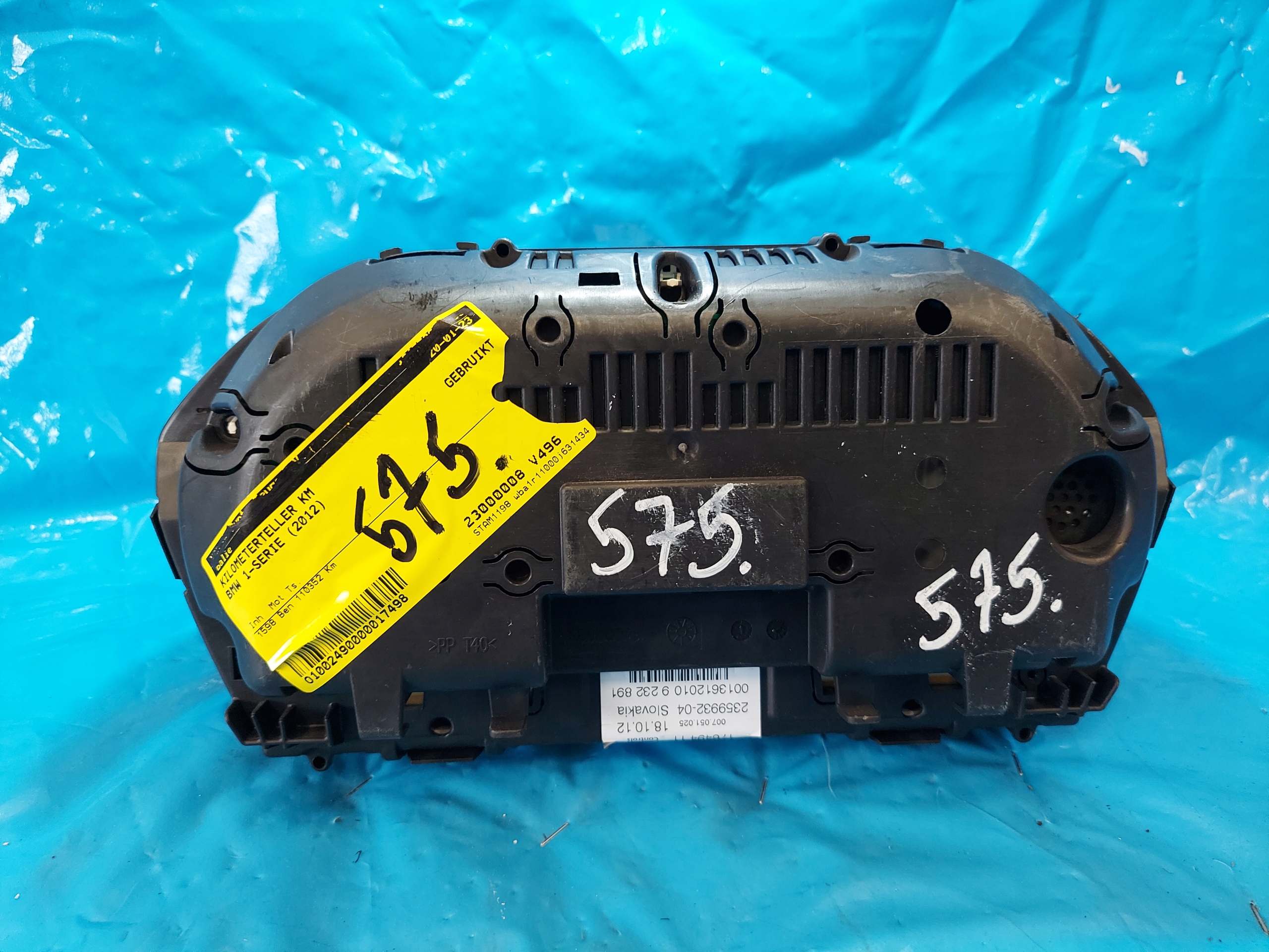 dials clock BMW 1 2012 R 1.6 B 17649411