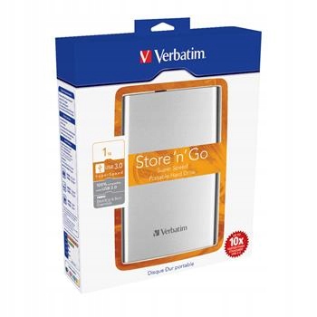 Verbatim Store´n´ Go 2,5" 1TB Usb 3.0 stříbrný