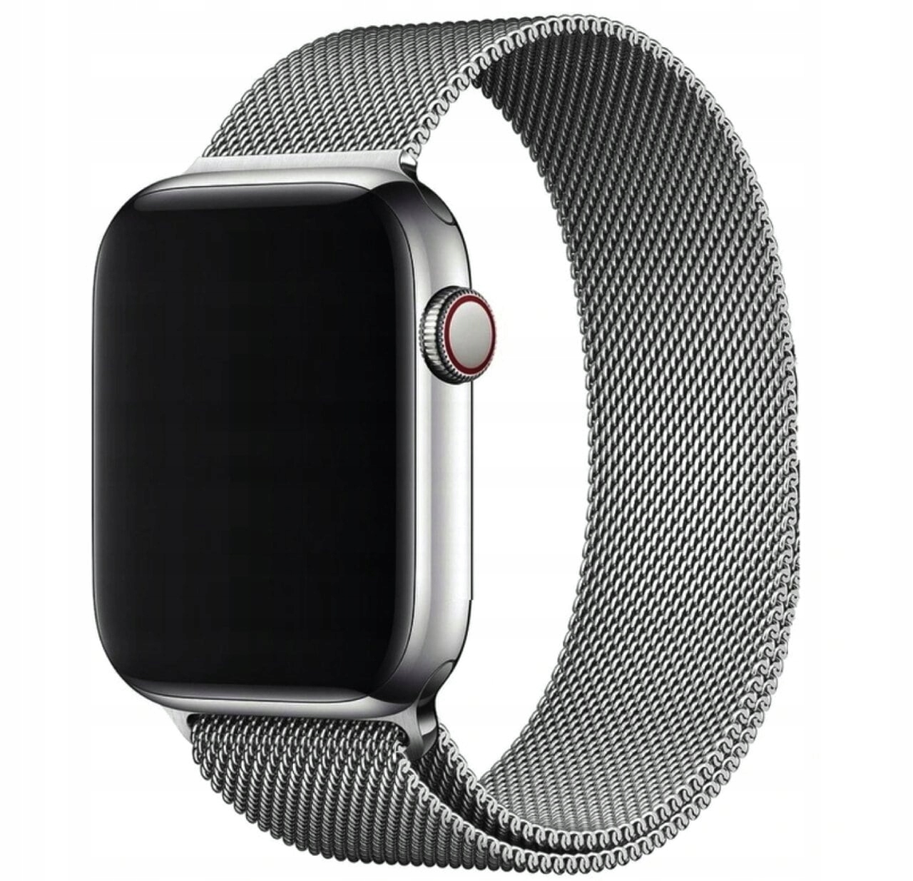 

Metalowy Pasek Do Apple Watch Silver Bransoleta