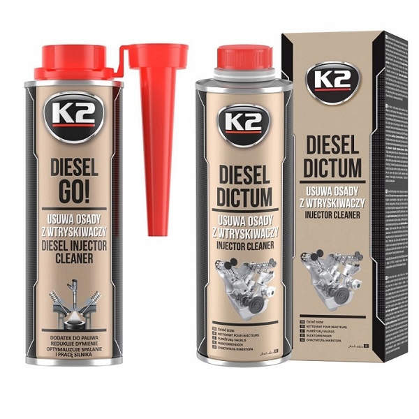 

K2 Diesel Go! Dictum czyści wtryski T321+W325