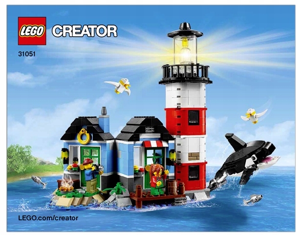 LEGO Creator INSTRUKCJA Lighthouse Point 31051 Marka LEGO
