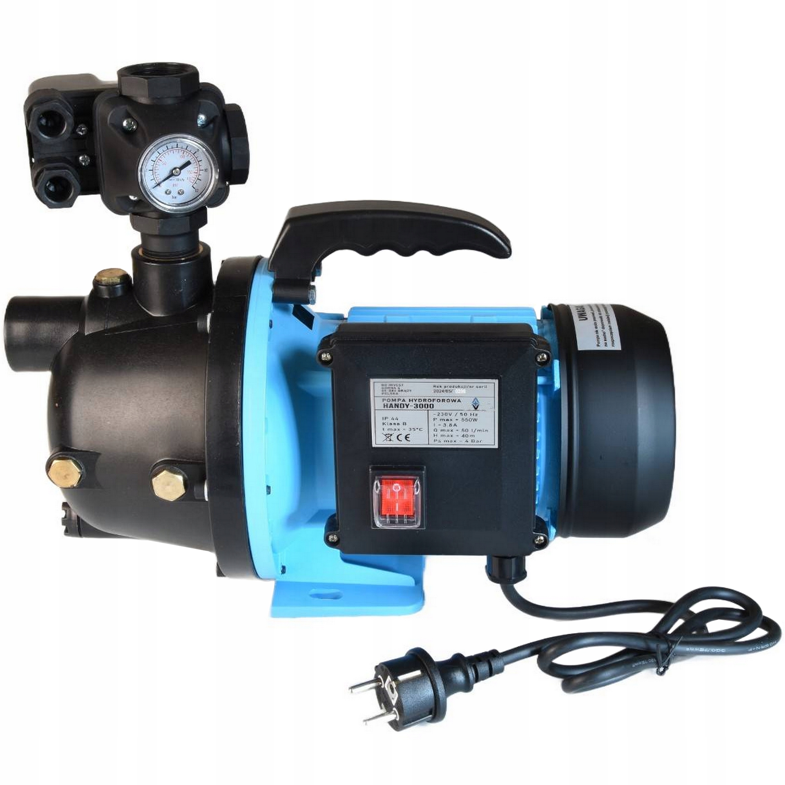 Hydroforová Vodná Pumpa Handy 3000 S Integrovaným Príslušenstvom 3000 L/h