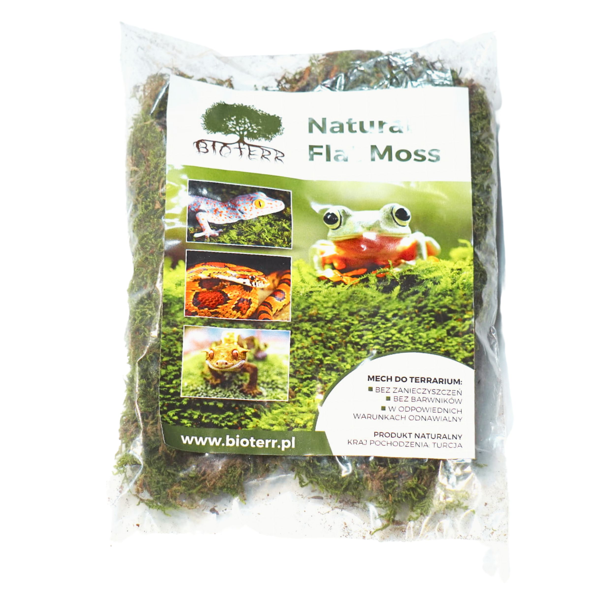 Levně Sušený mech do terária Bioterr – pláty 500 g