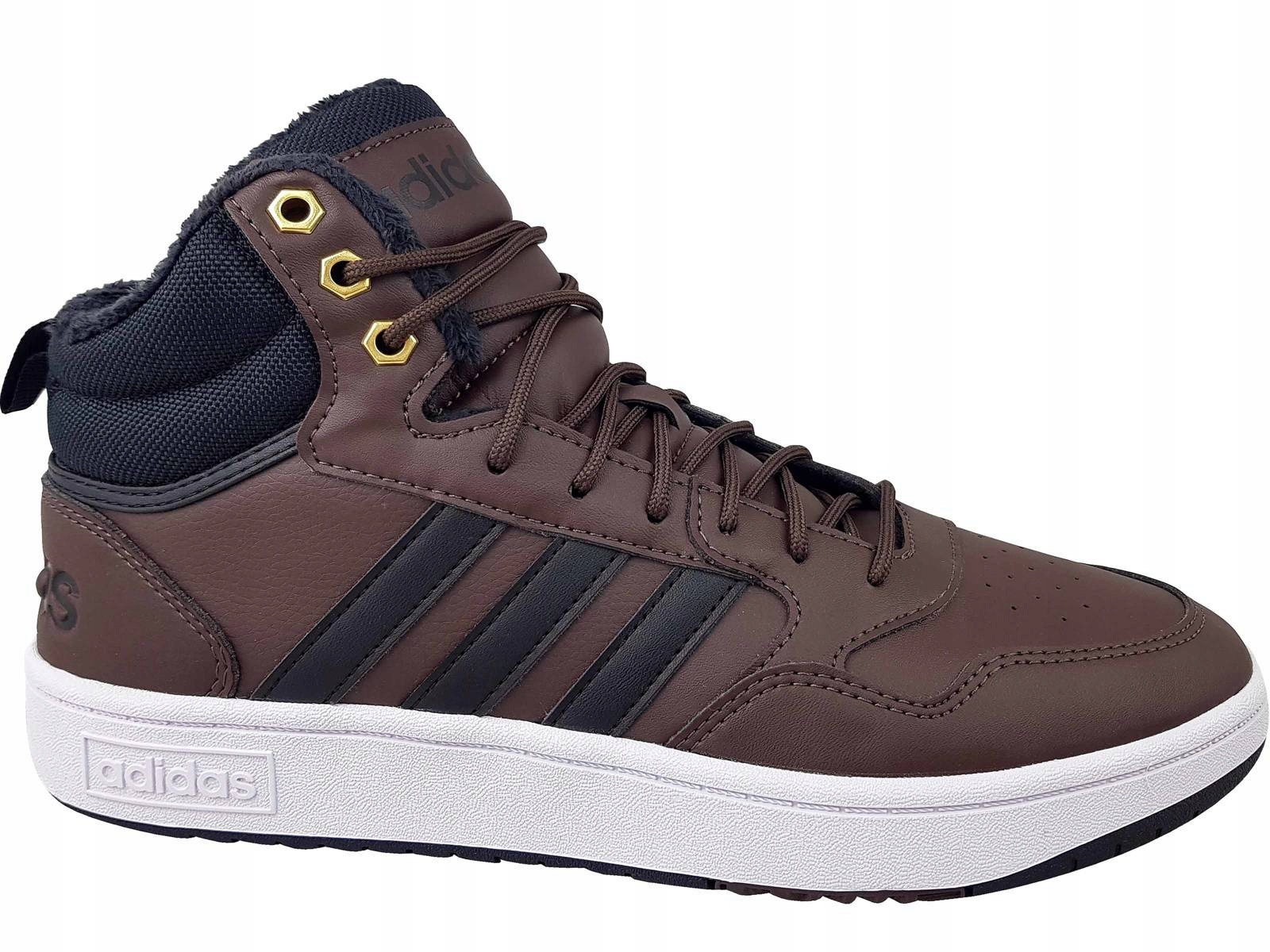

Adidas Hoops MID GZ6680 Wysokie Brązowe Ocieplane
