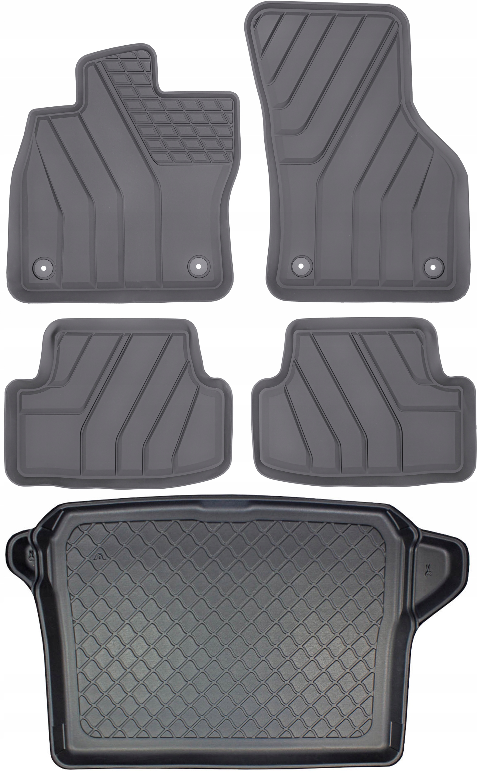 Audi Q2 Ga Suv 5D 2016- Sada Gumové rohože rohož