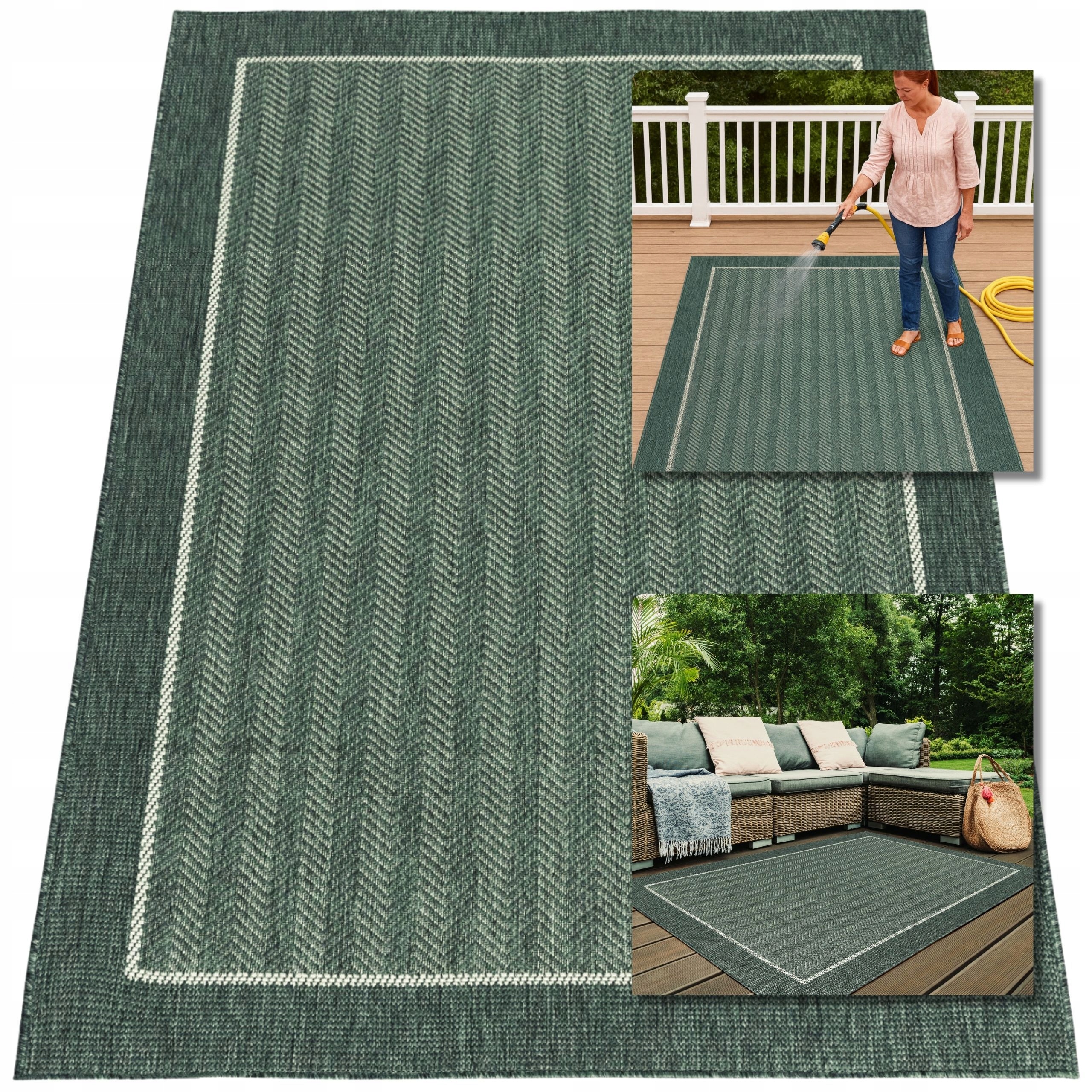 Koberec Venkovní Koberec Na Terasu Terasu Boho String 200x290