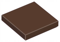 

Lego 3068b płytka tile 2x2 c. brązowy 1 szt Nowy