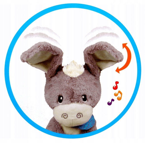 OSIOŁEK A KU KU INTERAKTYWNY MÓWI RUSZA USZAMI Wiek dziecka 6 m +