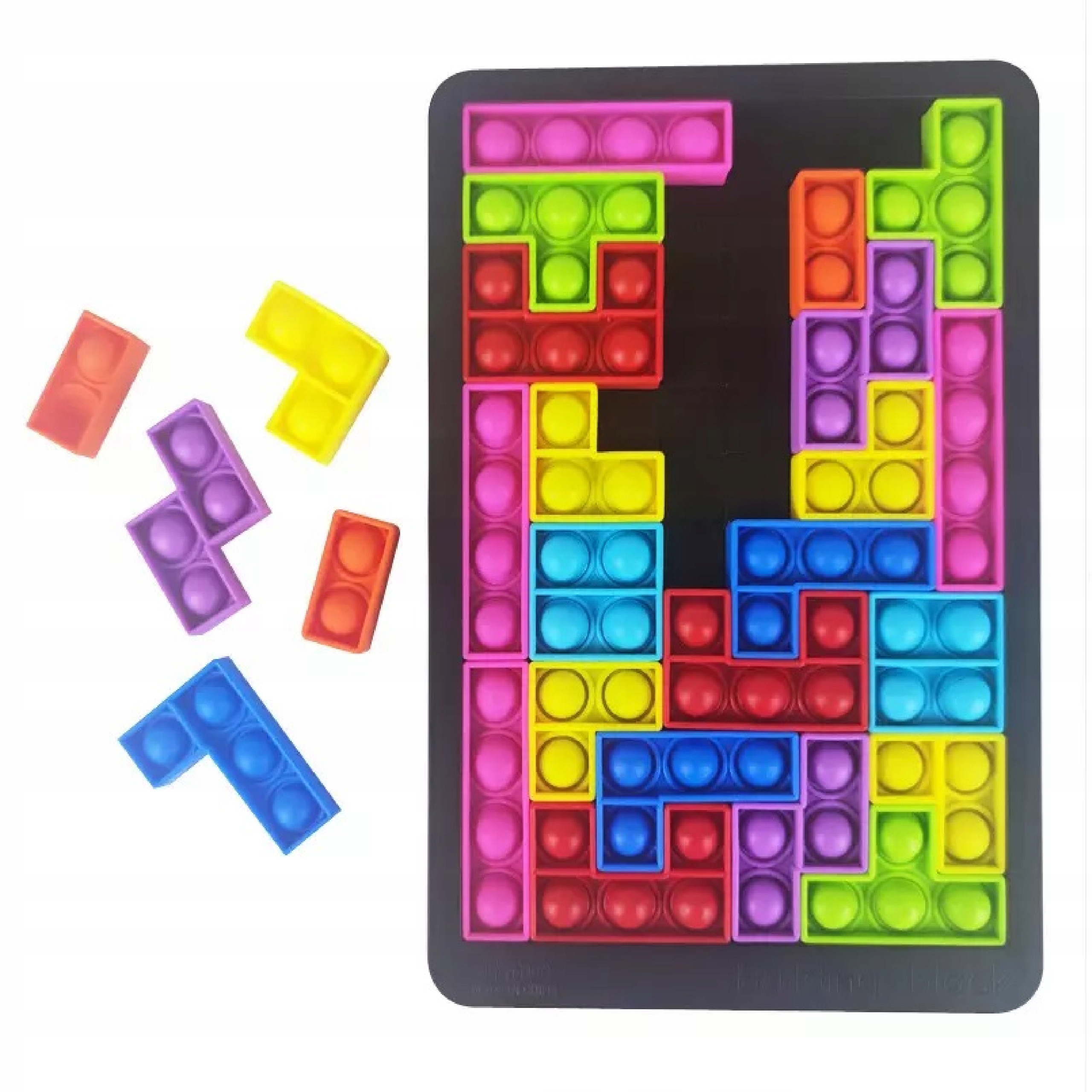 Zabawka bąbelki tetris pop it układanka puzzle 01 Rodzaj zestaw