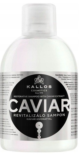 

Kallos Caviar szampon do włosów z kawiorem 1 L