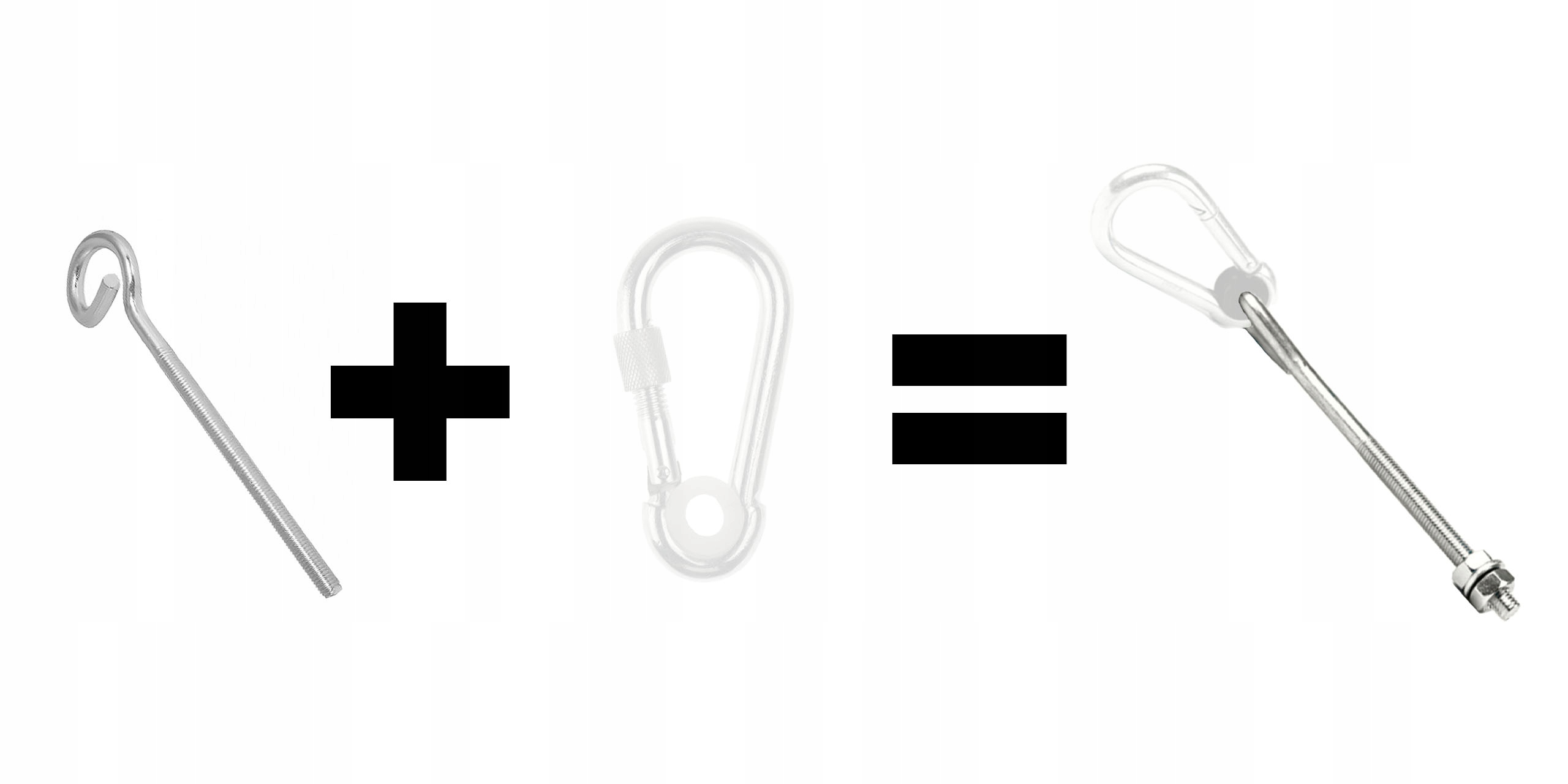 HAK HUŚTAWKOWY DO HUŚTAWKI OCZKOWY M8x210 mm Stan opakowania oryginalne