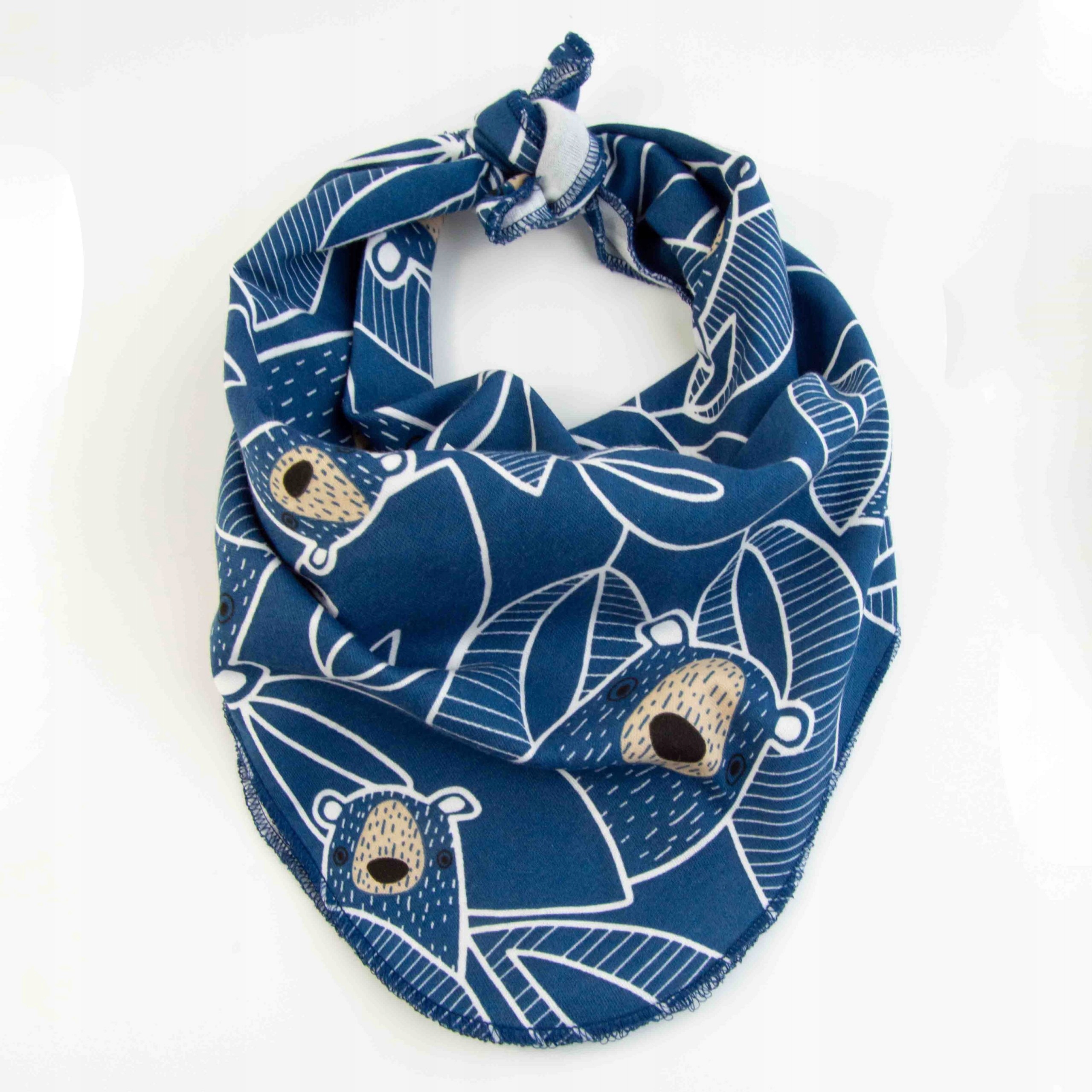 2x CHUSTA DZIECIĘCA pod szyję WIĄZANA BANDAMKA Długość 47 cm