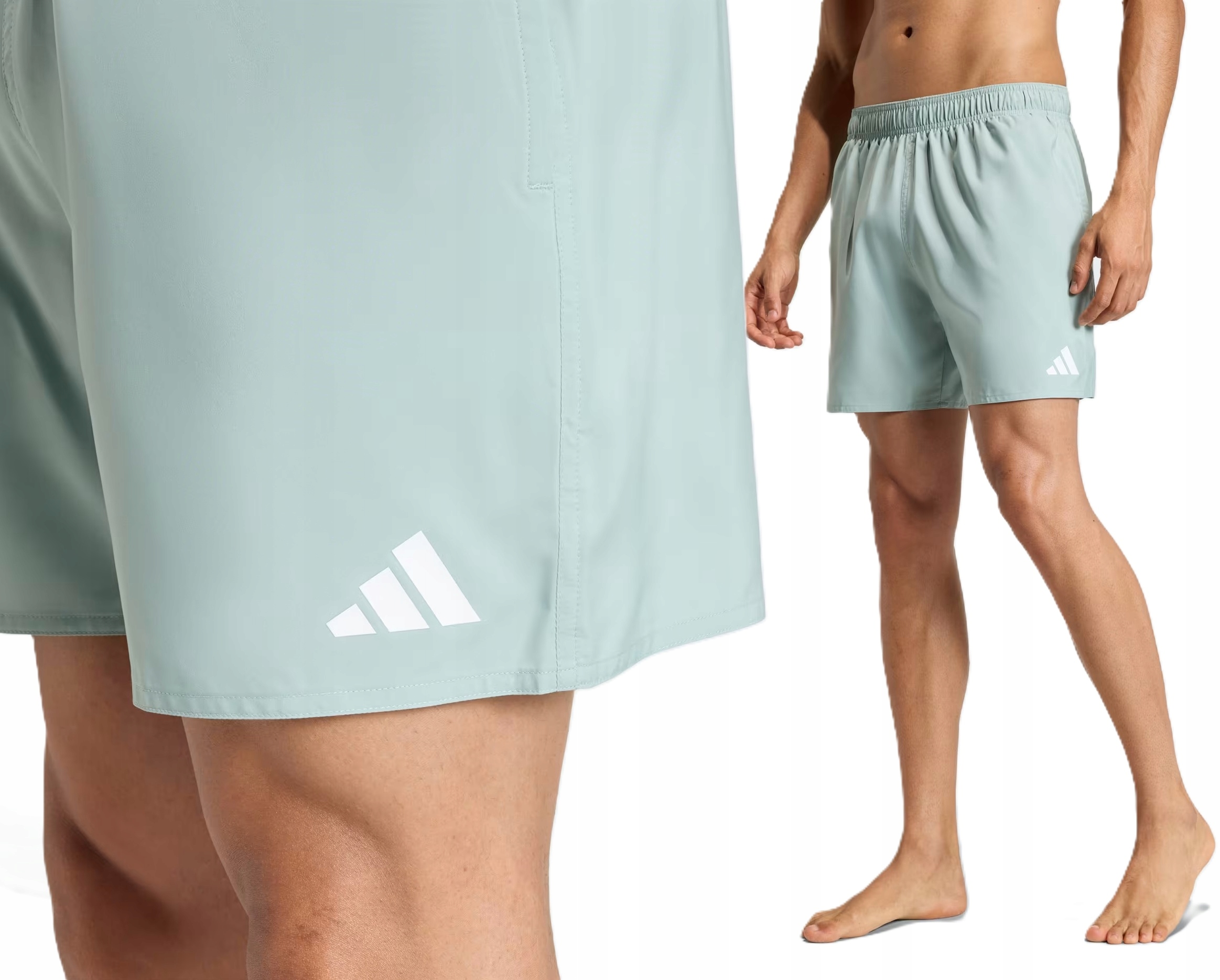 Adidas męskie kąpielówki Spodenki szorty kąpielowe 5-Inch KA4924 Zielone M