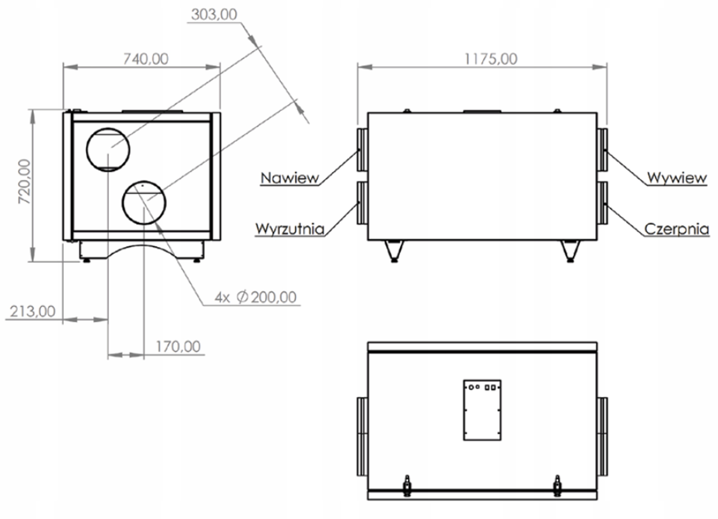 Rekuperator PRO MAX 400 HR Rekuperacja Wentylacyja Marka BG-Invest
