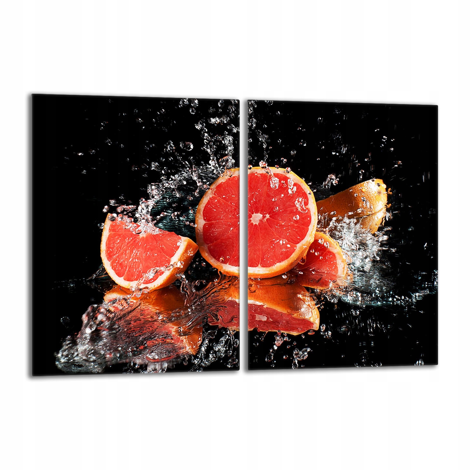 Skleněná ochranná deska na sporák 40x52 Grapefruit do kuchyně