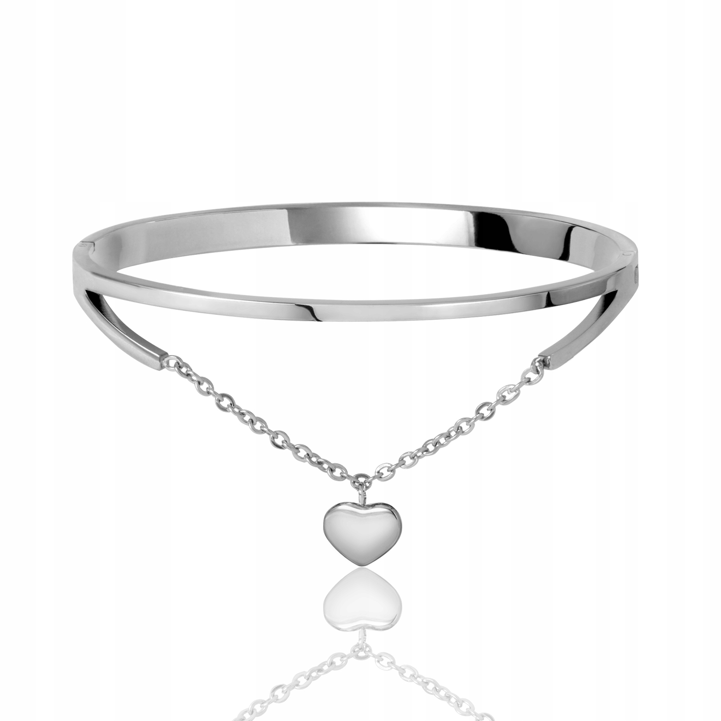 

Bransoletka stal szlachet wiszące serce I 17 Sadva